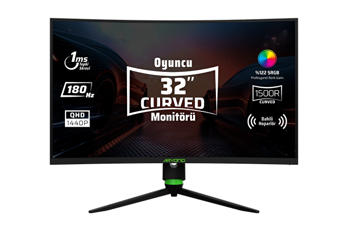 Aryond A32 V2 QHD 180 Hz 1Ms Oyuncu Monitörü 6943